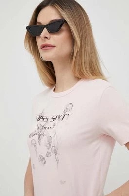 Zdjęcie produktu Miss Sixty t-shirt damski kolor różowy