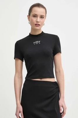 Zdjęcie produktu Miss Sixty t-shirt x Keith Haring damski kolor czarny z półgolfem 6L1SJ1730000