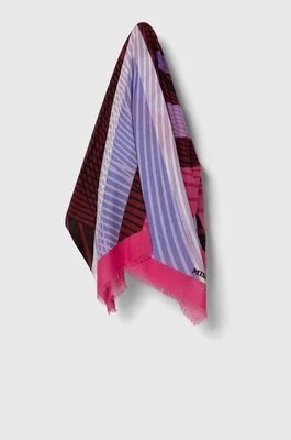 Zdjęcie produktu Missoni chusta damska kolor fioletowy wzorzysta SL80MMD9454