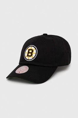 Zdjęcie produktu Mitchell&Ness czapka z daszkiem bawełniana Boston Briuns kolor czarny z aplikacją