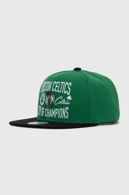 Zdjęcie produktu Mitchell&Ness czapka z daszkiem NBA BOSTON CELTICS kolor zielony z aplikacją