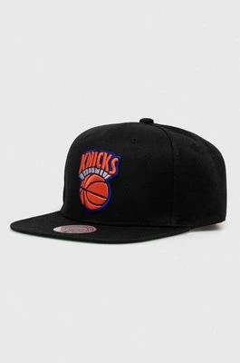 Zdjęcie produktu Mitchell&Ness czapka z daszkiem NEW YORK KNICKS kolor czarny z aplikacją