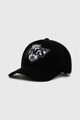 Zdjęcie produktu Mitchell&Ness czapka z daszkiem NHL LOS ANGELES KINGS kolor czarny z aplikacją