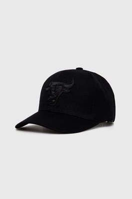 Zdjęcie produktu Mitchell&Ness czapka z daszkiem z domieszką wełny CHICAGO BULLS kolor czarny z aplikacją