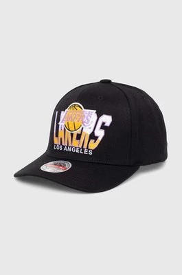 Zdjęcie produktu Mitchell&Ness czapka z daszkiem z domieszką wełny NBA LOS ANGELES LAKERS kolor czarny z aplikacją