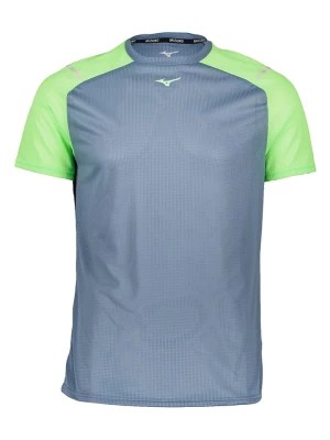 Zdjęcie produktu Mizuno Koszulka sportowa "Active Dryaeroflow" w kolorze niebiesko-zielonym rozmiar: M