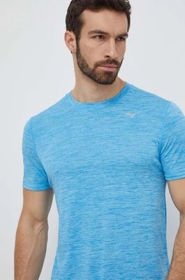 Zdjęcie produktu Mizuno t-shirt do biegania Impulse Core kolor niebieski J2GAA519