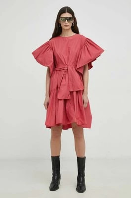 Zdjęcie produktu MMC STUDIO sukienka kolor różowy mini rozkloszowana