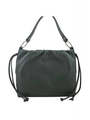Zdjęcie produktu Modne torebki marszczone na ramię - Zielona ciemna Merg