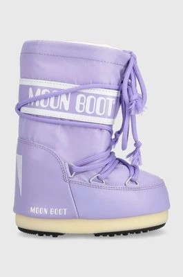 Zdjęcie produktu Moon Boot śniegowce dziecięce kolor fioletowy