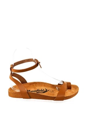 Zdjęcie produktu Moosefield Skórzane sandały w kolorze brązowym rozmiar: 39