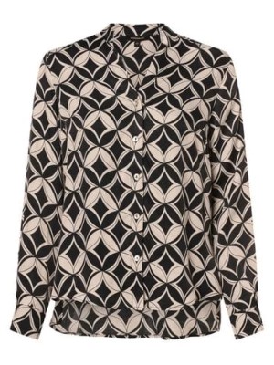 Zdjęcie produktu More & More Bluzka damska Kobiety Satyna czarny|biały wzorzysty,