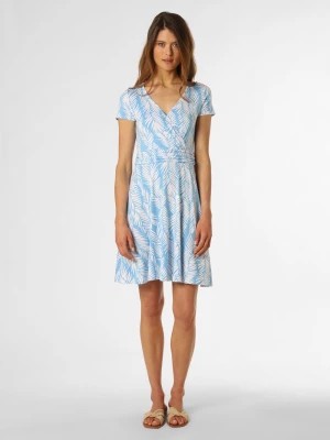 Zdjęcie produktu More & More Sukienka damska Kobiety Dżersej niebieski wzorzysty,