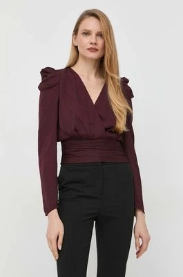 Zdjęcie produktu Morgan bluzka damska kolor bordowy gładka
