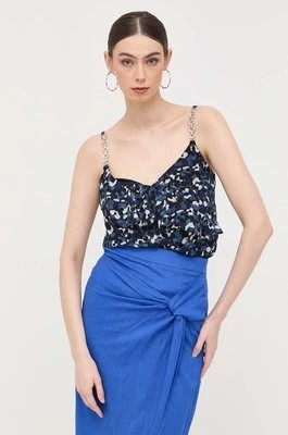Zdjęcie produktu Morgan bluzka damska kolor niebieski wzorzysta