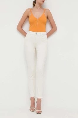 Zdjęcie produktu Morgan jeansy damskie kolor beżowy