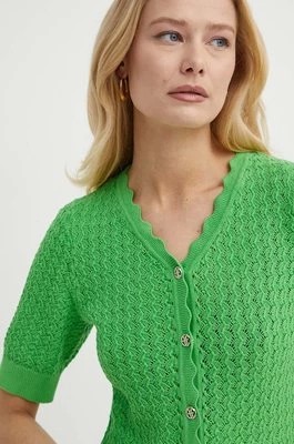 Zdjęcie produktu Morgan kardigan bawełniany MISTOU kolor zielony lekki MISTOU