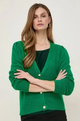 Zdjęcie produktu Morgan kardigan z domieszką wełny kolor zielony ciepły