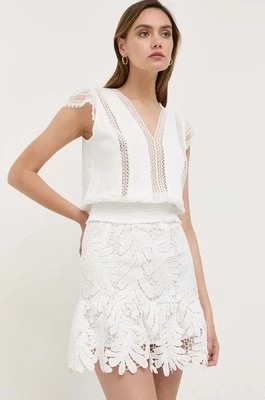 Zdjęcie produktu Morgan spódnica kolor biały mini prosta