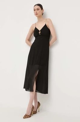 Zdjęcie produktu Morgan sukienka kolor czarny midi rozkloszowana