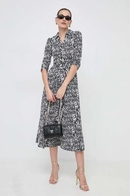 Zdjęcie produktu Morgan sukienka kolor czarny midi rozkloszowana