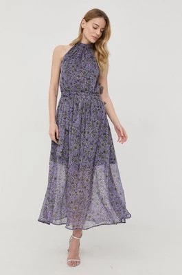 Zdjęcie produktu Morgan sukienka kolor fioletowy maxi rozkloszowana