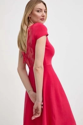Zdjęcie produktu Morgan sukienka RMBELLE kolor różowy mini rozkloszowana RMBELLE