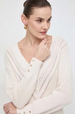 Zdjęcie produktu Morgan sweter bawełniany kolor beżowy
