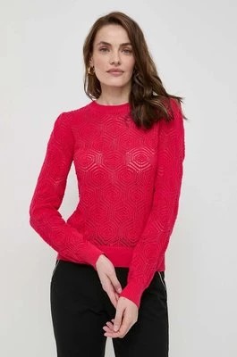 Zdjęcie produktu Morgan sweter bawełniany kolor czerwony lekki