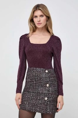 Zdjęcie produktu Morgan sweter damski kolor fioletowy lekki