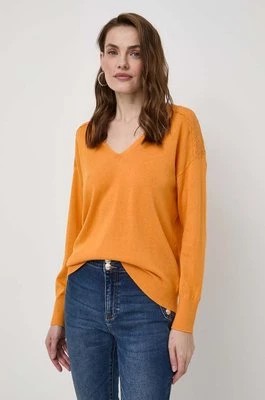 Zdjęcie produktu Morgan sweter damski kolor pomarańczowy lekki
