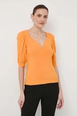 Zdjęcie produktu Morgan sweter damski kolor pomarańczowy lekki
