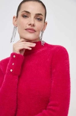 Zdjęcie produktu Morgan sweter damski kolor różowy z półgolfem