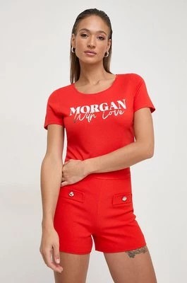 Zdjęcie produktu Morgan t-shirt damski kolor czerwony