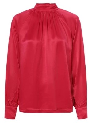 Zdjęcie produktu MOS MOSH Bluzka damska Kobiety Satyna wyrazisty róż jednolity,