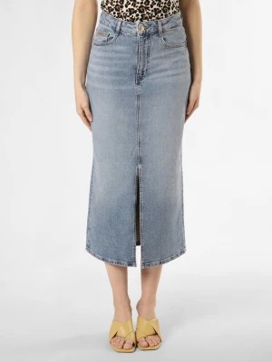Zdjęcie produktu MOS MOSH Dżinsowa spódnica damska - MMMella Kobiety Bawełna niebieski jednolity,