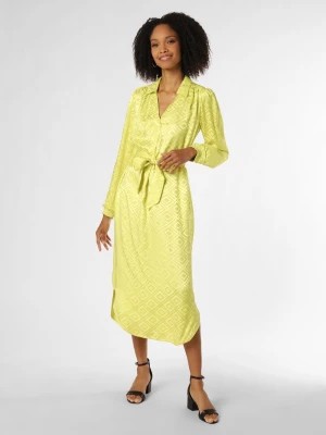 Zdjęcie produktu MOS MOSH Sukienka damska Kobiety wiskoza żółty|zielony wzorzysty,
