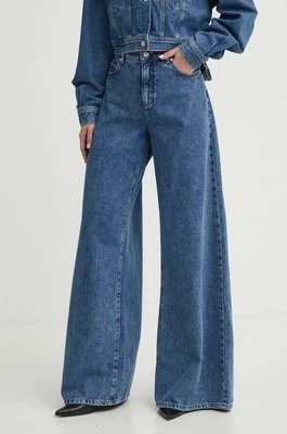Zdjęcie produktu Moschino Jeans jeansy damskie kolor granatowy