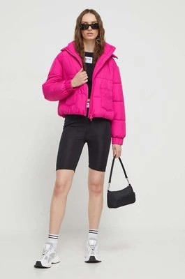 Zdjęcie produktu Moschino Jeans kurtka damska kolor różowy zimowa