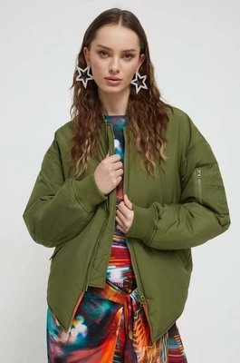 Zdjęcie produktu Moschino Jeans kurtka damska kolor zielony zimowa