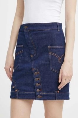 Zdjęcie produktu Moschino Jeans spódnica jeansowa kolor niebieski mini ołówkowa