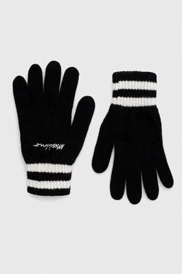 Zdjęcie produktu Moschino rękawiczki wełniane kolor czarny