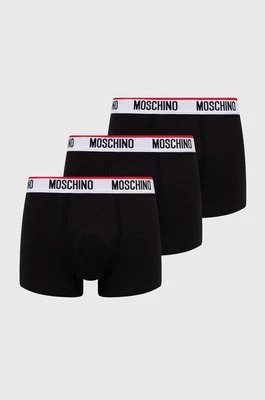 Zdjęcie produktu Moschino Underwear bokserki 3-pack męskie kolor czarny 241V1A13954300