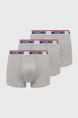 Zdjęcie produktu Moschino Underwear bokserki 3-pack męskie kolor szary 241V1A13954300