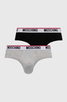 Zdjęcie produktu Moschino Underwear slipy 2-pack męskie kolor szary 241V1A13924300