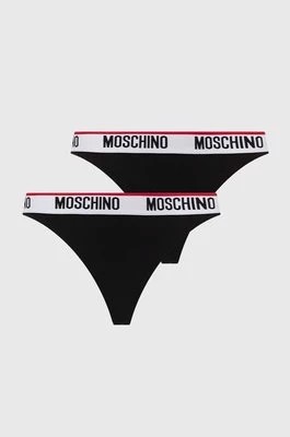 Zdjęcie produktu Moschino Underwear stringi 2-pack kolor czarny 241V6A13824402