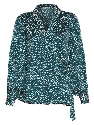 Zdjęcie produktu MOSS COPENHAGEN Bluzka "Sidera" w kolorze ciemnozielonym rozmiar: S
