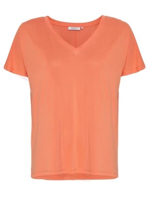 Zdjęcie produktu MOSS COPENHAGEN Koszulka "Fenya" w kolorze łososiowym rozmiar: M/L