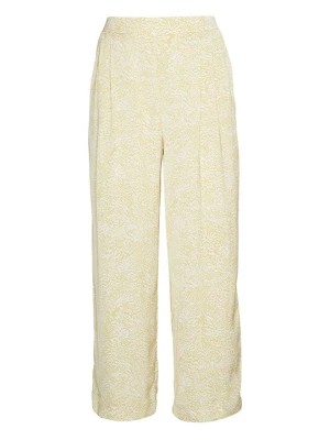 Zdjęcie produktu MOSS COPENHAGEN Spodnie "Bahita Myrina" w kolorze beżowo-białym rozmiar: S