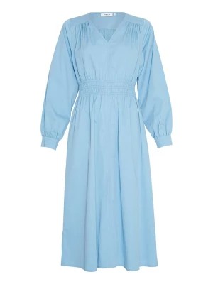 Zdjęcie produktu MOSS COPENHAGEN Sukienka "Leonita" w kolorze błękitnym rozmiar: L
